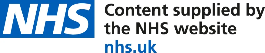 Image of content supplied by the NHS website